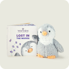 Pacchetto libro e peluche - Pinguino