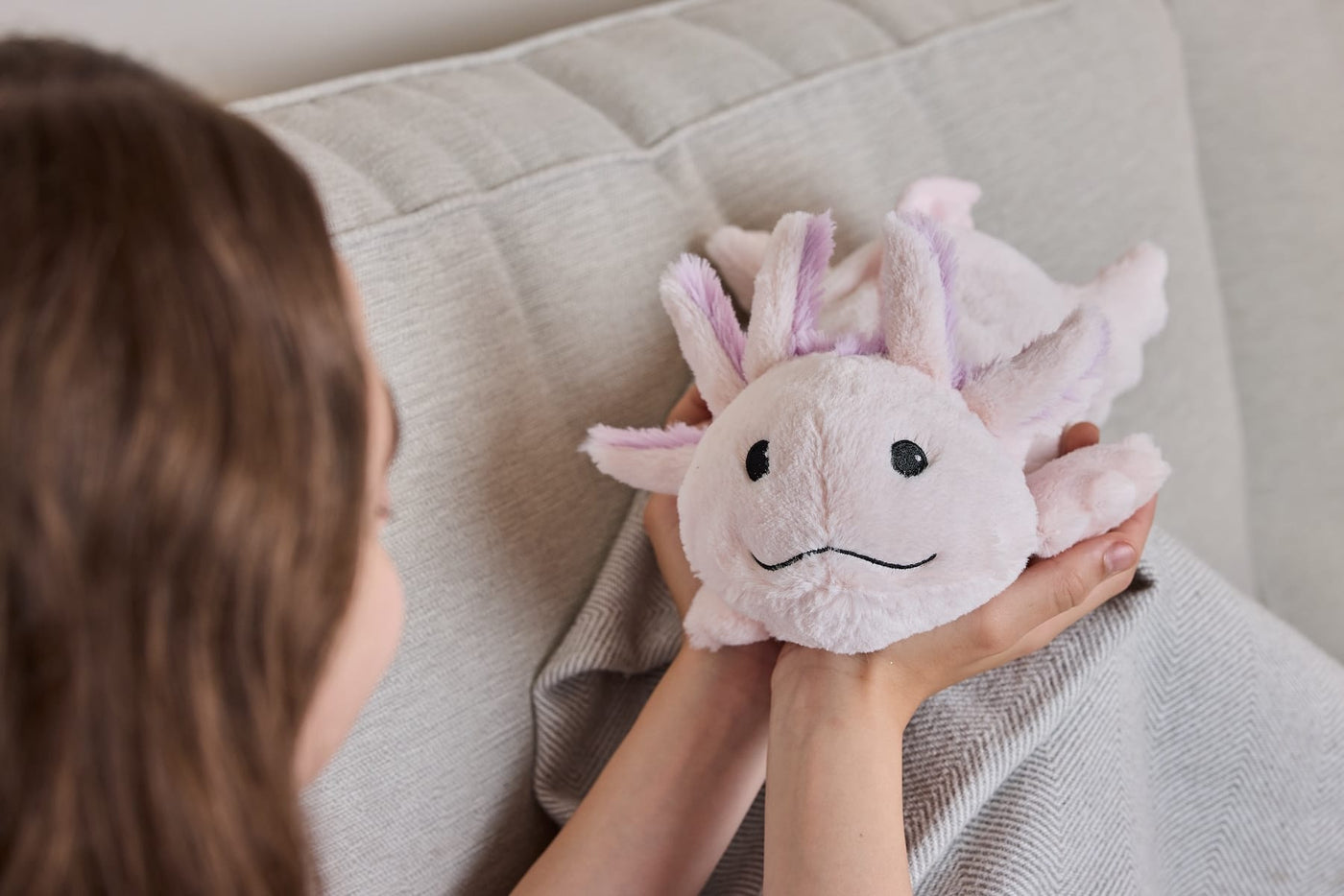 Warmies® Axolotl rosa