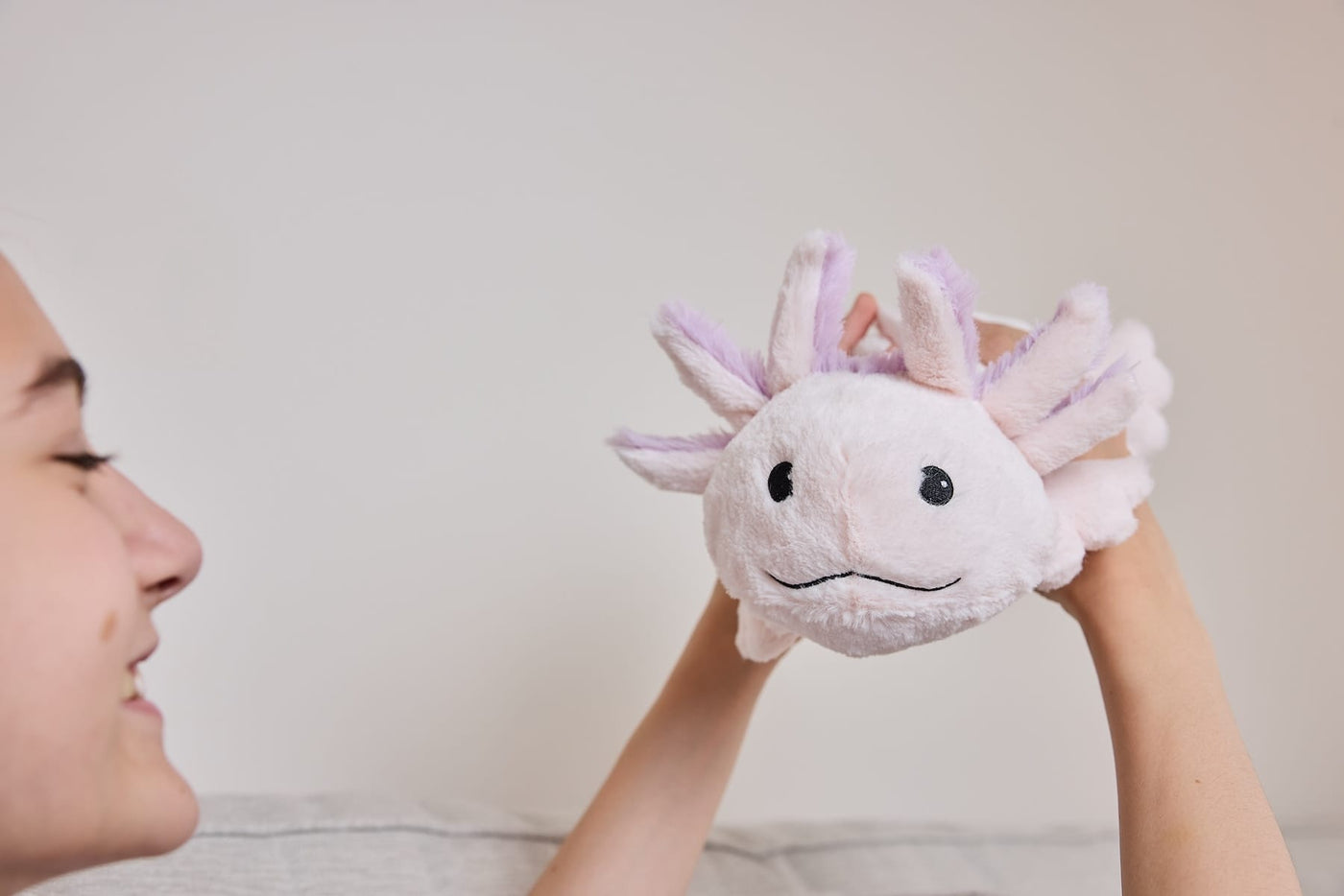 Warmies® Axolotl rosa