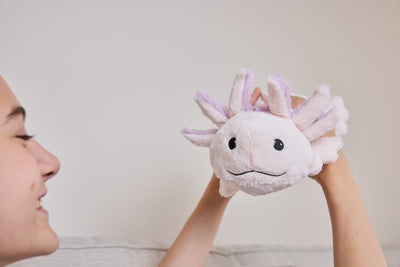 Warmies® Axolotl rosa