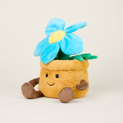 Warmies® Blue Flower Pot