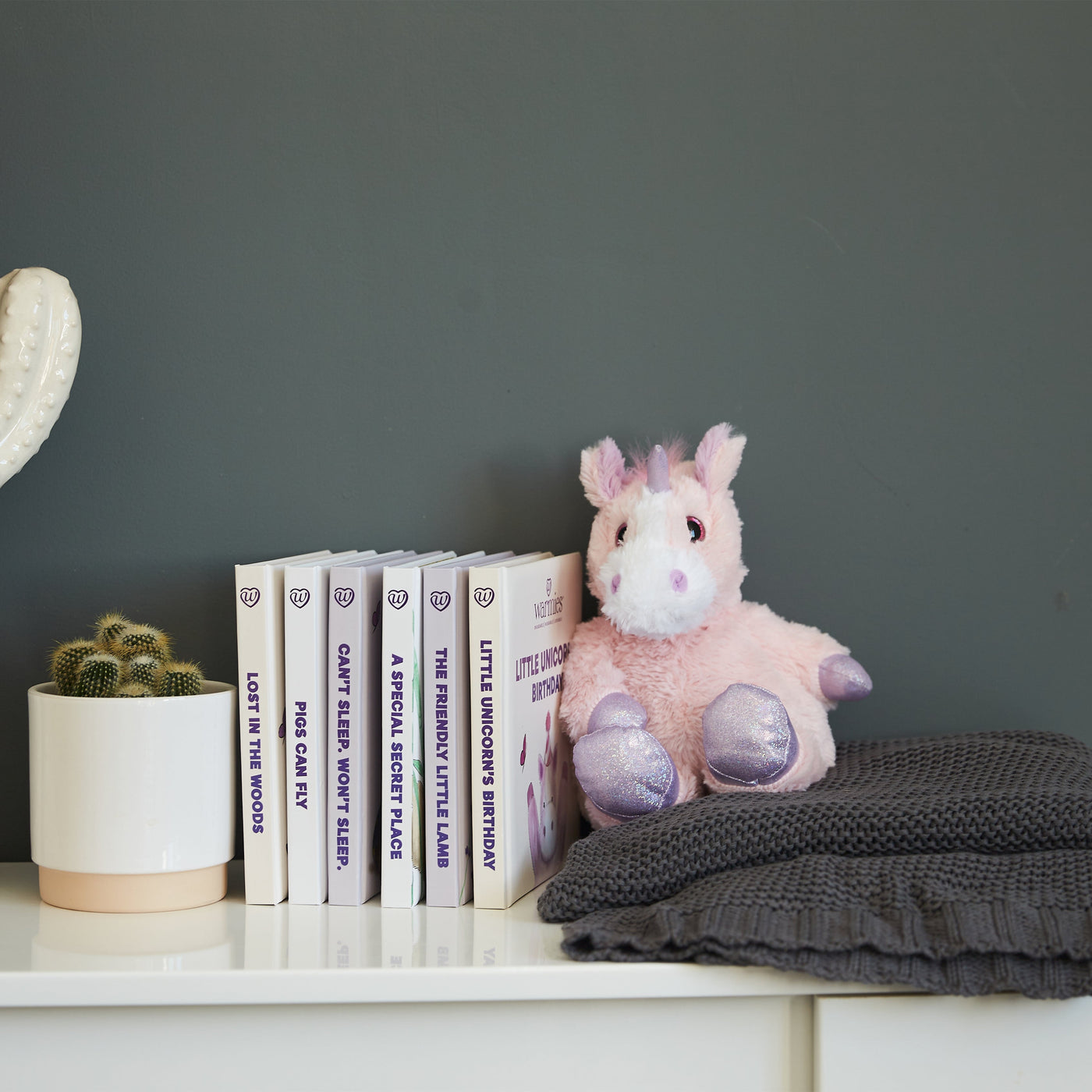 Pacchetto libro e peluche - Unicorno