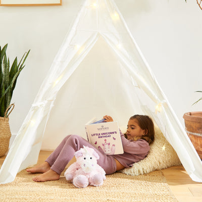 Pacchetto libro e peluche - Unicorno