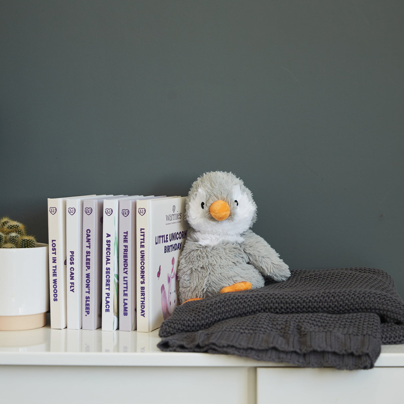 Pacchetto libro e peluche - Pinguino