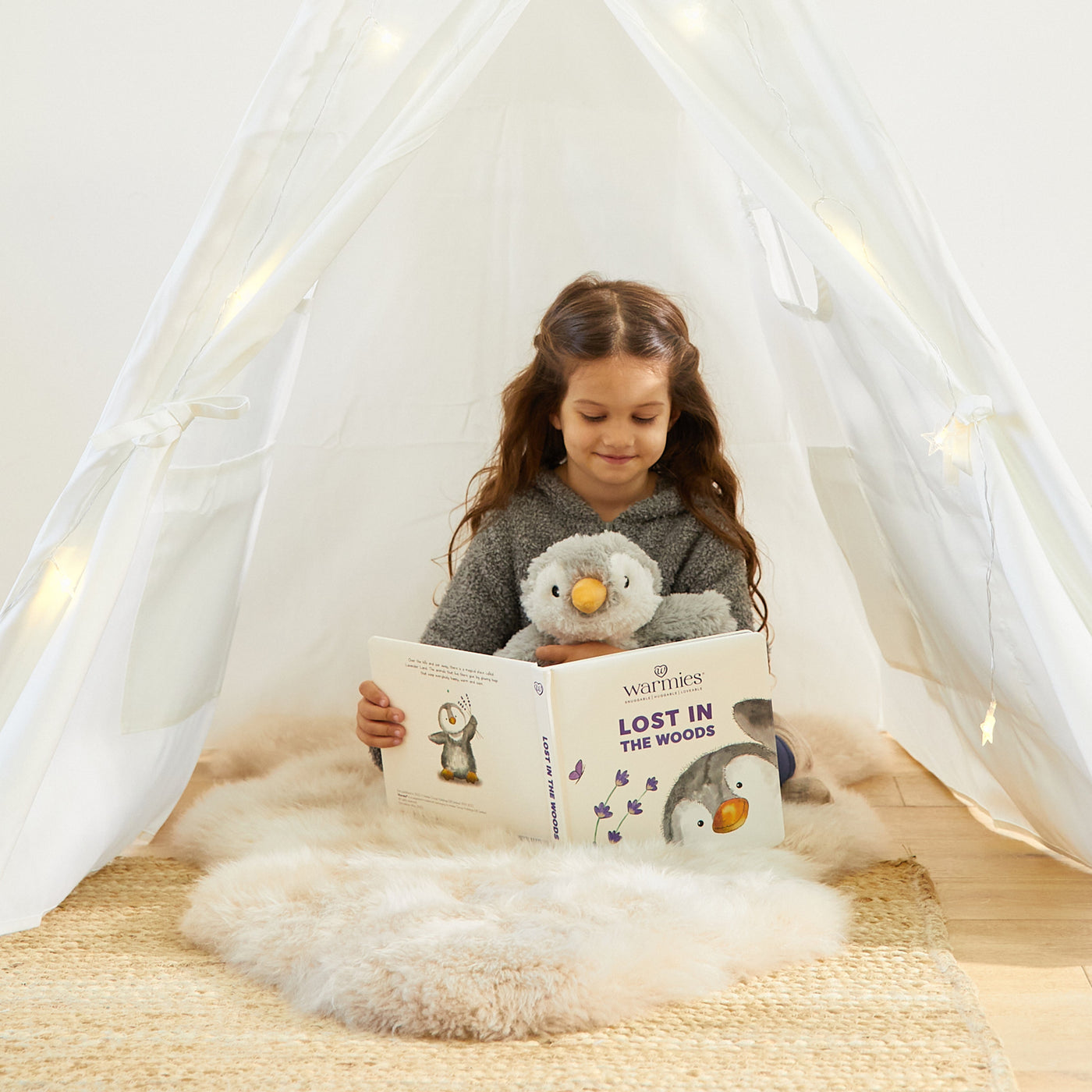 Pacchetto libro e peluche - Pinguino