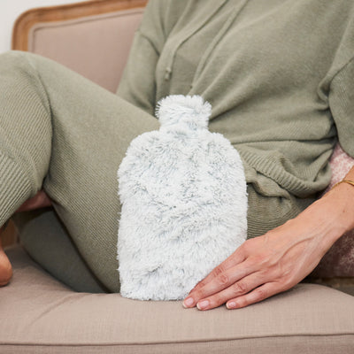 Warmies® Fully Microwavable Marshmallow Grey Bottle