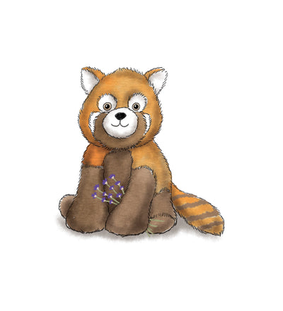 Warmies® Panda Rosso