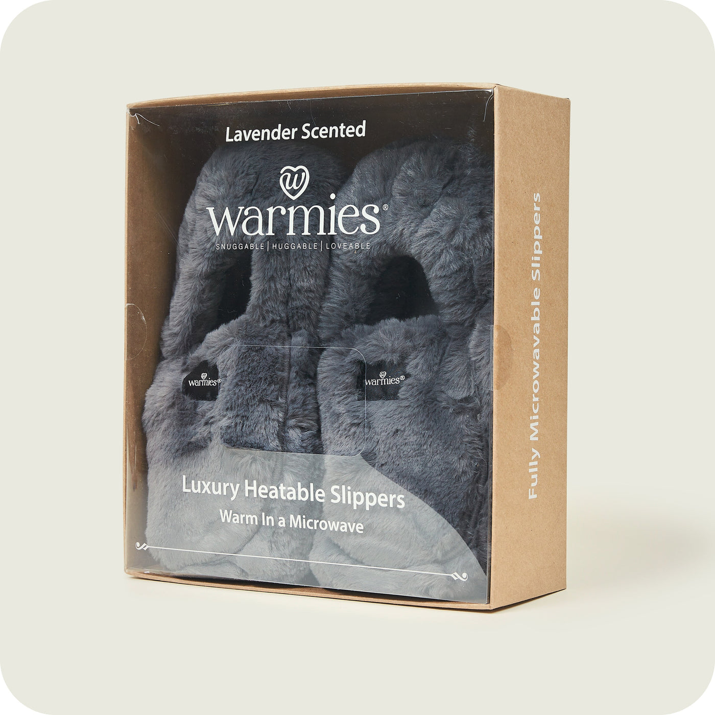 Pantofole Warmies® Luxury Grigio Acciaio