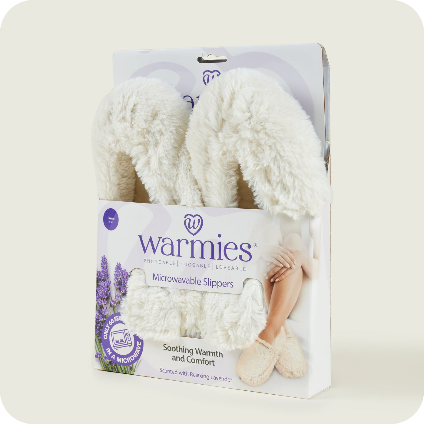 Warmies® Cream Slippers