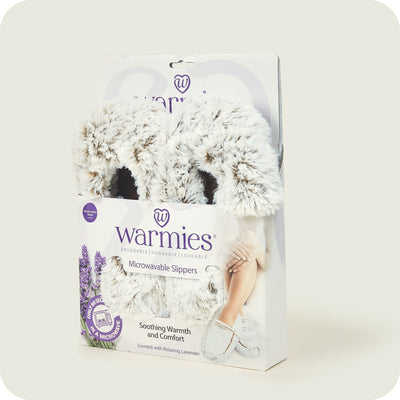 Pantofole Warmies® Marshmallow Beige